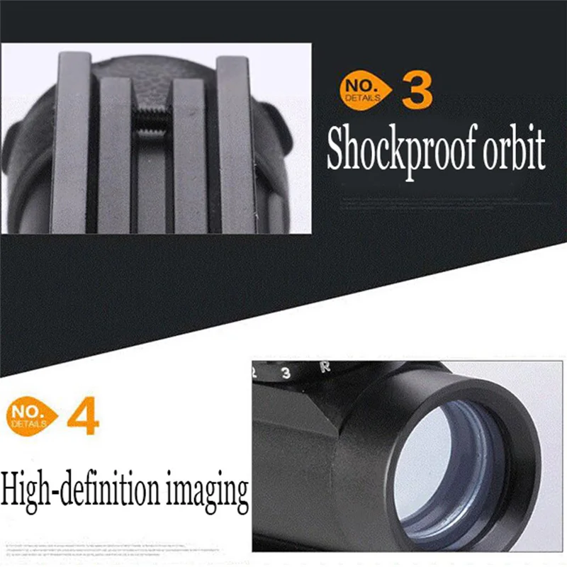 Новый 1x40 Охотничья винтовка наружный Воздушный пистолет тактика внутри Красный