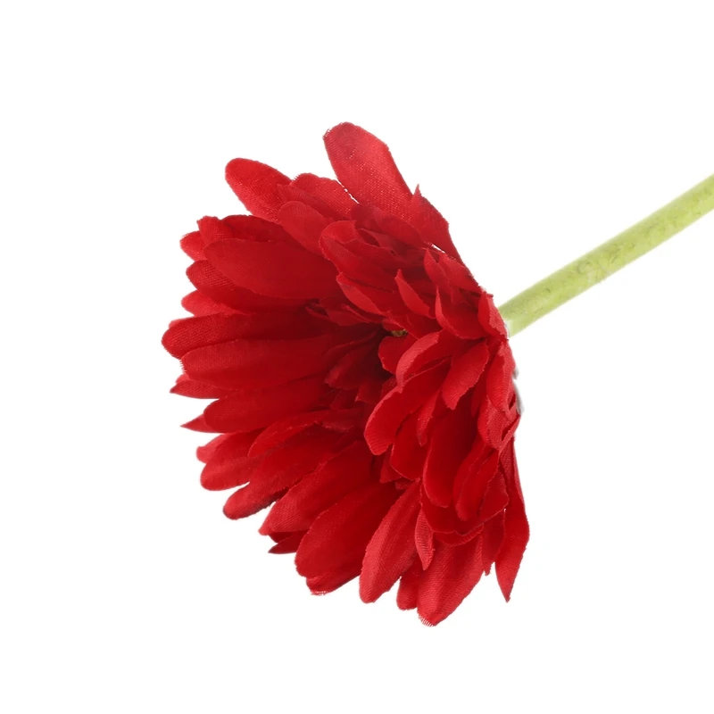5 шт. искусственных цветов Gerbera Gaensebluemchen Red