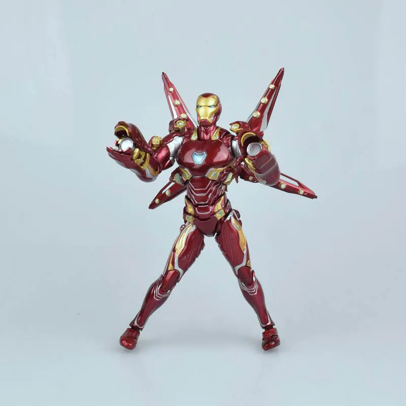 2019 чудный Фильм Мстители 4 эндигра SHF Железный человек MK50 нано набор оружия 2