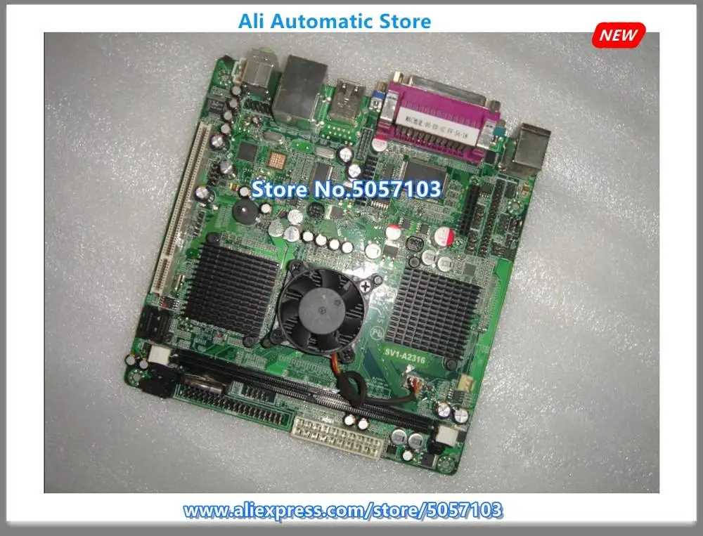 17*17 SV1 A2316 POS промышленная основная плата управления N230 Atom 1 6 GHz плата|Кронштейны| |