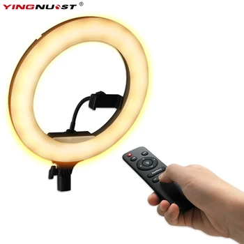 

Hot Sale 13 inch Ring Light with phone holder remote controller DC/AC Adapter for tik tok youtube video photography lighting
