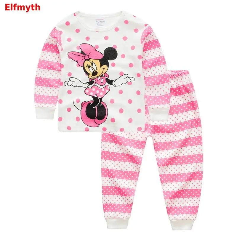 

2019 Kigurumi Minnie Pajamas Girls Pijama Set koszula nocna Pyjamas Kids Pijamas Infantil Enfant Nightgown Cartoon Pjs gecelik