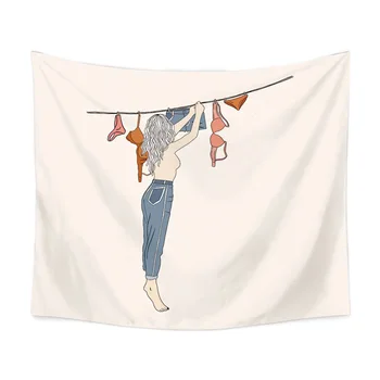 

Hippie Kiss Psychedelic Wall Tapestry Abstract Carpet Valentine Decor For Home Wall Cloth Tapestries
