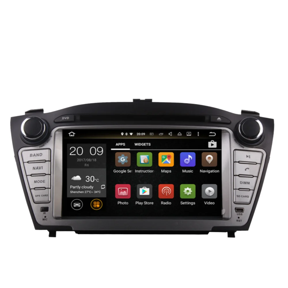 7-дюймовое автомобильное радио Android стерео для Hyundai IX35 Tucson 2009-2014 Автомобильная