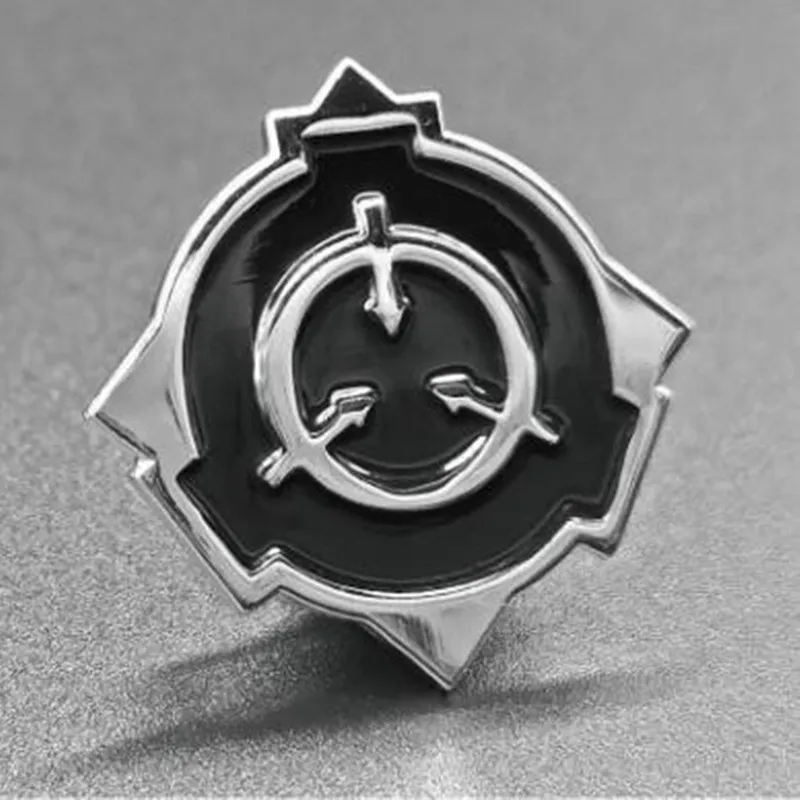 SCP специальные процедуры удержания основа металлический значок брошь Pin limited