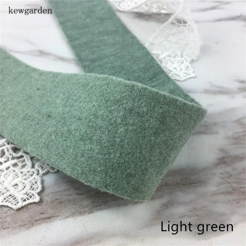 Kewgarden 40 мм 1," мохнатая шерстяная лента DIY бантик для волос аксессуары полиэстер хлопок атласная лента вручную изготовленная лента 4 метра
