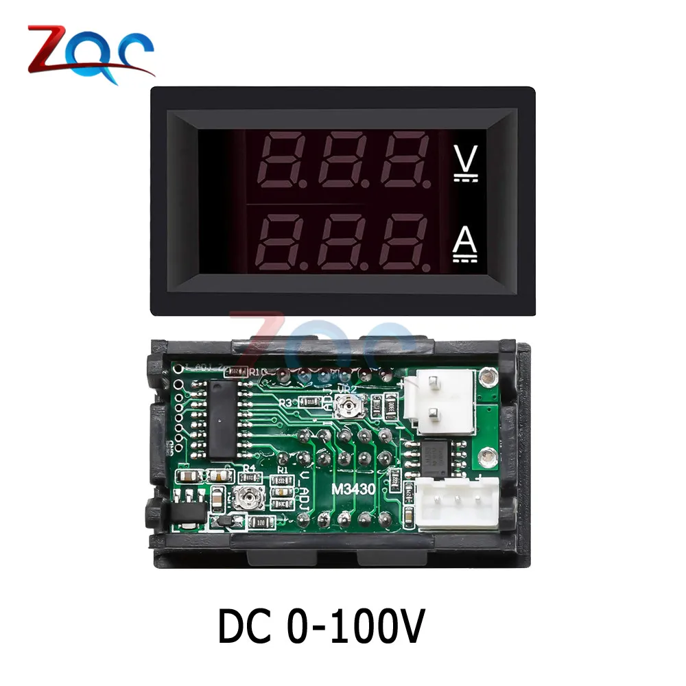Couleur Aléatoire Ruluti 1pc Mini Digital Panel Voltmètre 4.7v-30v Testeur De Tension LED Compteur Daffichage 