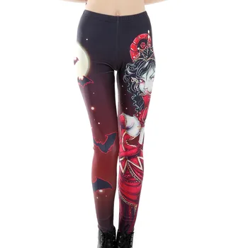 

Fitness Leggings Pants Women Workout Leggings Printed High Elasticity Leggins Trouser For High Stretch Casual Legging