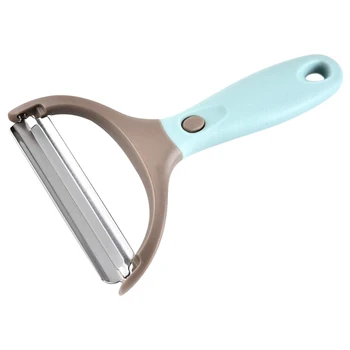 

2PCS Y-Shaped Fruit and Vegetable Peeler, Cabbage Peeler (Blue)