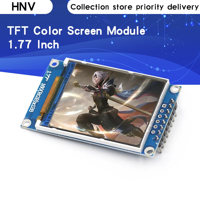 HNV 1 77 дюймовый TFT ЖК-экран 128*160 TFTSPI цветной экран модуль последовательного порта |