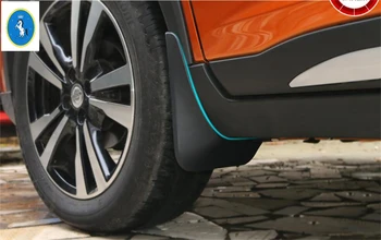 

Yimaautotrims Auto Accessory Front & Rear Fenders Mud guards Splash Flaps Plastic Cover Trim 4 Pcs For Nissan Kicks 2016 - 2020