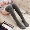 Sexy Medias Lace Up Long Knee Socks Women Over Knee Thigh High Stockings Fashion Ladies Girls Warm Sexy Blend Tights Black White ► Photo 2/6