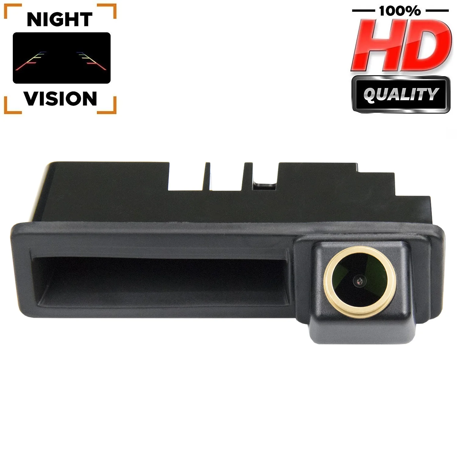 

Misayaee HD 1280x720p Rear View Camera for Audi A3 A4 B7 A6L 4F C6 S5 Q7,Night Vision Reversing Backup Handle Waterproof Camera