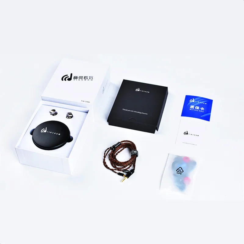 Yincrow RW 1000 3 5 мм наушники HIFI металлические ЧПУ 15 динамический съемный кабель MMCX X6 PT25