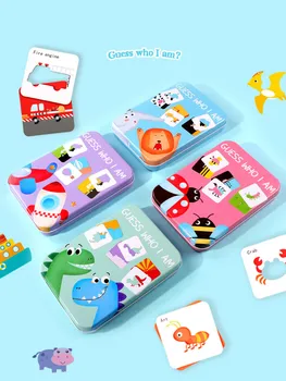 

Kids Wooden Puzzle Early Educational Children Birthday Gift Who I Am Interested In Pairing Wooden Toys Gift