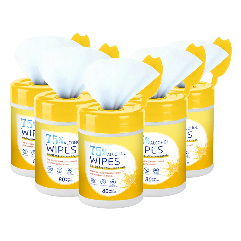 40 # дезинфицирующие влажные салфетки 80 листов в упаковке 75 спиртовых салфеток 5 мл