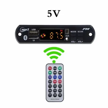 

Universal Bluetooth 5.0 Colorful Screen Digital Screen Audio Player Mp3 Memory Function Decoder With Four Buttons
