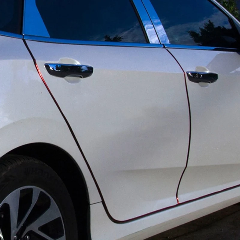 5 м автомобильный хромированный Стайлинг украшения Литье отделка ленты Авто DIY бампер кузова защитная наклейка
