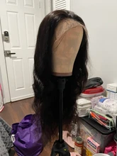 180 de densidad de la onda del cuerpo de la peluca con malla Frontal transparente Frontal de encaje pelucas T parte 32 30 pulgadas brasileño de la onda del cuerpo ondulado peluca con malla Frontal