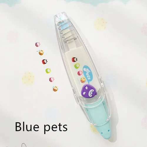 Blue Pets Милые животные кружево Корректирующая лента клейкой ленты papeleria материал Эсколар канцелярские Schoo - Цвет: Blue Pets