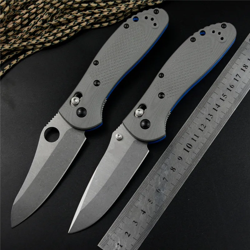 

OEM BM550/BM551 Outdoor Survival Folding Knife Axis Manual Open EDC G10 handle CPM-20CV steel blade