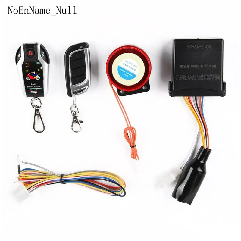Двухстороннее мотоцикл сигнализация мотоцикл 12V Противоугонная охранная Системы начать сигнализации