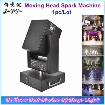 

1pc/Lot New Design Moving Head 750W DMX Cold Spark Fountain Machine Stage Sparkular Effect Move Head Fireworks For Wedding Club