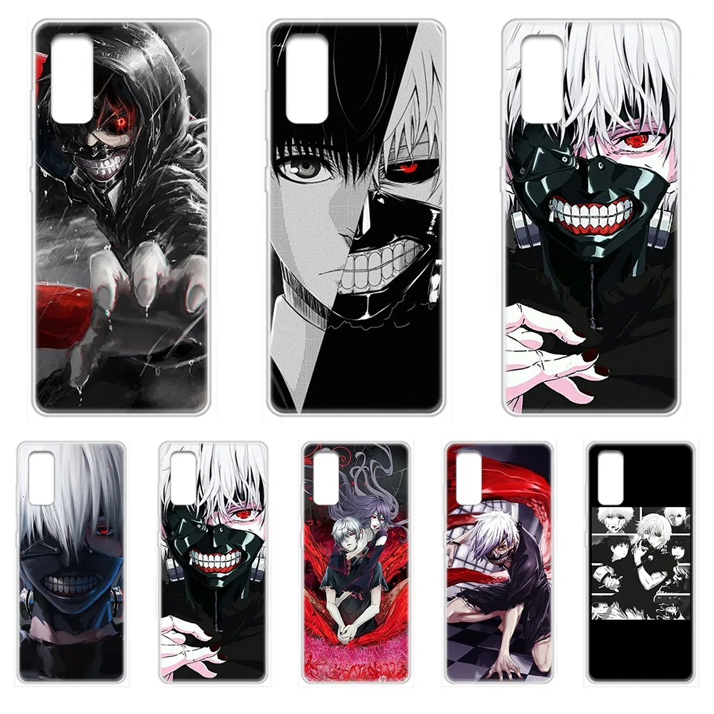 Tokyo Ghoul аниме чехол Прозрачный для телефона Корпус SamSung Galaxy S 7 8 9 10 11 20 a 20e 50 51 70 71 Plus