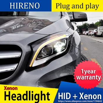 

Car Styling Head Lamp For Benz GLA 200 220 260 2015 2016 2018 Headlights ALL LED Headlight Daytime Running Light DRL Bi-LED LENS
