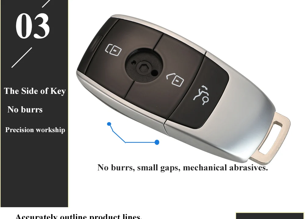 Keyforkess Cassa Chiave Dell'automobile Borsette Per Mercedes Benz 2017 E Classe E E43 E300 E400 W213 2018 Classe S Car Styling cover di ricambio - Hd0fa9fa05baa4f29b84434e1a740cca3h