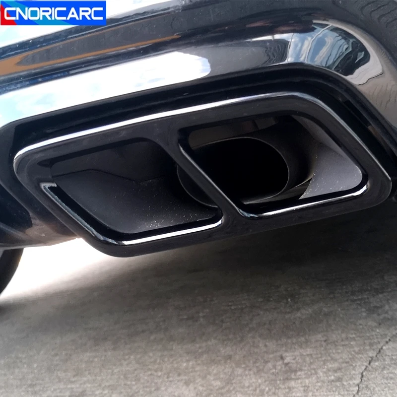 

Car Styling For BMW 2 Series 2020 2021 Exhaust Pipe Cover Trim Tail Throat Frame Stainless Steel Exterior Stickers