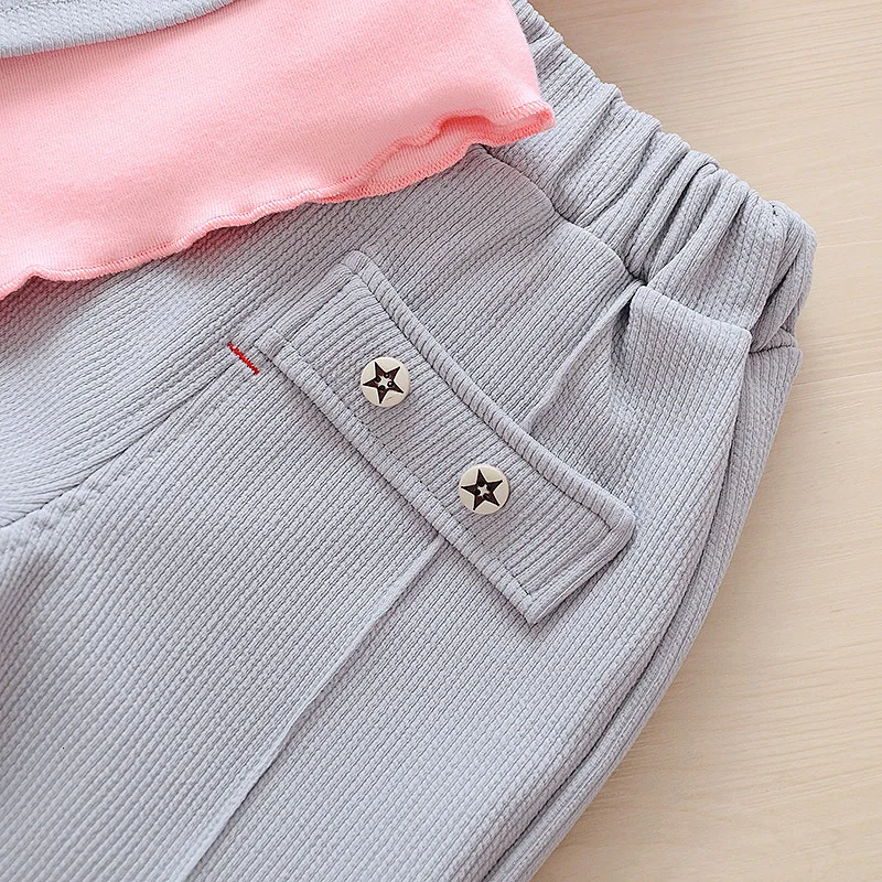 Демисезонный модная детская одежда для маленьких девочек в ковбойском Стиль жилет рубашка шорты 3 шт./компл. одежда для малышей из хлопка, детский спортивный костюм
