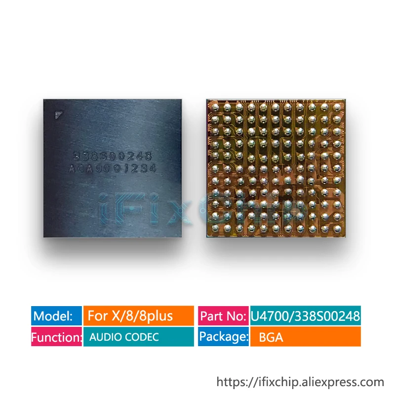 

10pcs/lot 100% New U4700 CS42L75 For iphone X/8/8plus Big AUDIO CODEC IC Chip
