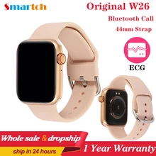 Смарт-часы IWO W26 Pro Series 6, водонепроницаемые Смарт-часы с ЭКГ, пульсометром, термометром, PK IWO 8 13 для Apple и Android, 2020