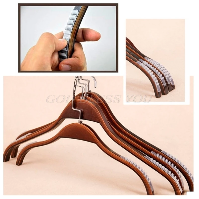Silicone Clothes Hanger Non Slip Shoulder Strap Grip Strip Pad 66Pcs With 8 Fins,cap washer rack