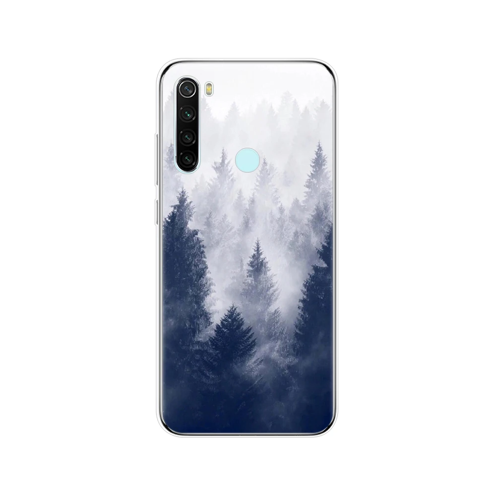 34309 Силиконовый чехол для xiaomi redmi note 8, чехол из мягкого ТПУ, чехол для redmi note 8 T, redmi note 8 pro, бампер с рисунком милых цветов - Цвет: 34309
