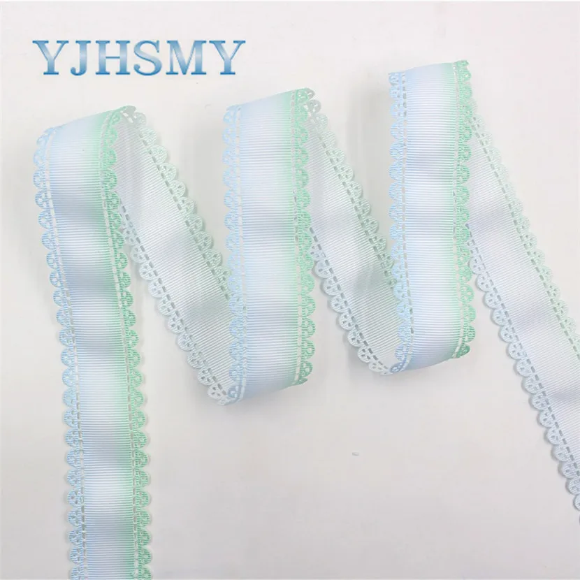 YJHSMY I-19625-1480, 10 ярдов, горячая 30 мм полые твердые двухсторонние ленты, ленты ремесла лук кепки аксессуары и украшения - Цвет: I-19625-1483