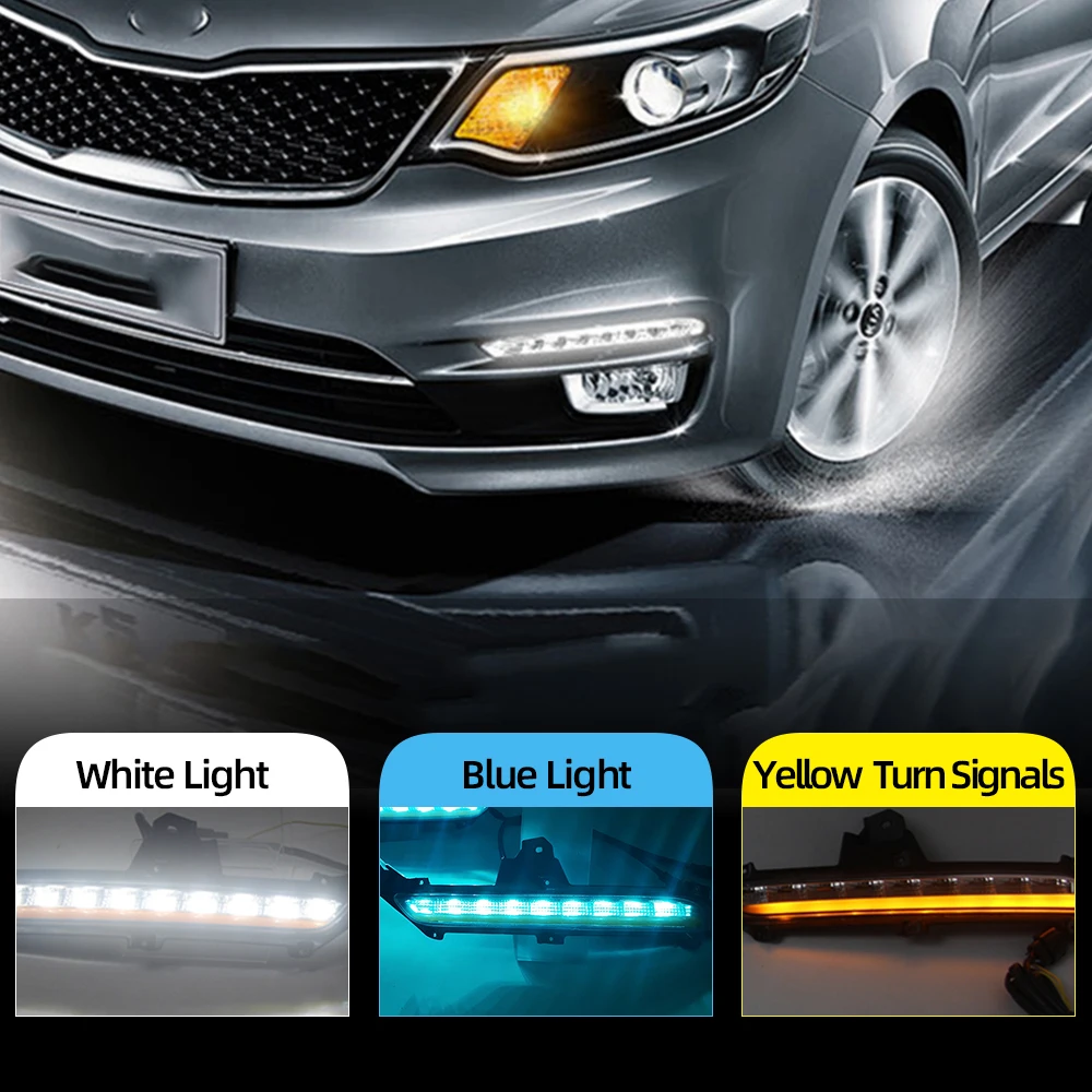 2 шт. для Kia Rio K2 2015 2016 желтое реле поворотного сигнала водонепроницаемые ABS