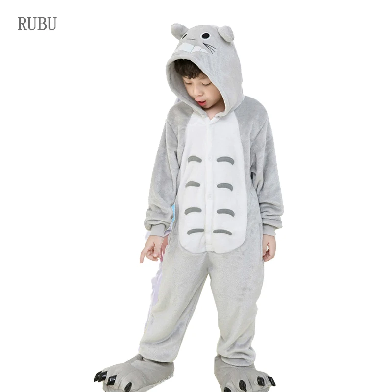 Для маленькой девочки кигуруми одеяло "панда", комбинезон для малышей, детская пижама в виде животных единорог пижамы Onesie Косплэй мальчиков Пижама для младенцев Пижама - Цвет: Totor  o