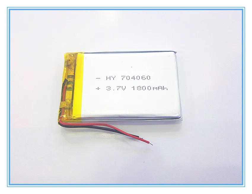 Литиевая батарея 3,7 V 1800mAH 704060 PLIB; полимерный литий-ионный/литий-ионный аккумулятор для DVR, gps, mp3, mp4, сотового телефона, динамика