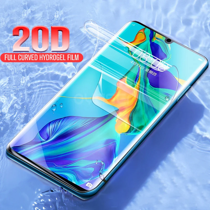 20D Гидрогелевая Защитная пленка для huawei P Smart Plus P30 P20 Lite Pro полное покрытие защита экрана не стекло