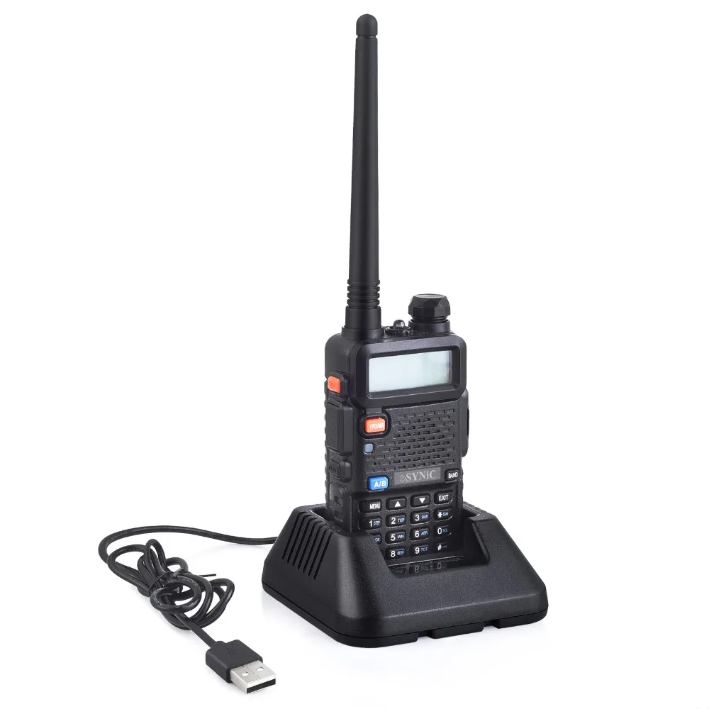 LiNKFOR UV-5R 2-полосная иди и болтай Walkie Talkie “иди и 5 Вт Dual Band UHF VHF радио+ динамик 128 каналов Светодиодный Портативный двухстороннее радио