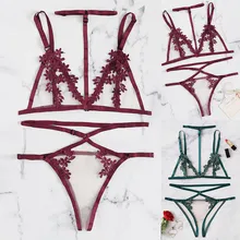 Ремень-подвязка кружевное сексуальное нижнее белье женский комплект нижнего белья прозрачный нижнее белье лифчик комплект Дамский бюстгальтер и трусики сексуальный бюстгальтер набор s B4