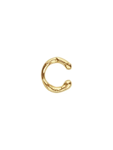 Серебряные серьги-Клипсы из лавы - Окраска металла: Silver plat gold