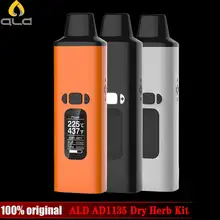 ALD AMAZE, испаритель сухих трав, набор, дым, травяной, электронная сигарета, испаритель, портативный, vape ручка с 0,96 дюймовым большим oled-дисплеем