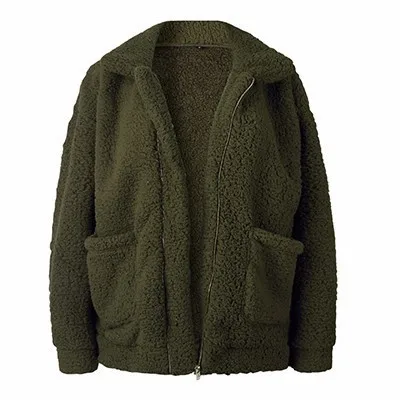 green Isiksus пальто из искусственного меха женское с длинным рукавом искусственное белое теплое пальто из искусственного меха женская зимняя меховая куртка плюс размер для женщин WJ023 - Цвет: green