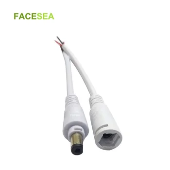 

10 ~ 100 Pairs DC male and female head plug line DC Power Connector Adapter lock buckle Power supply wiring connector line 24AWG