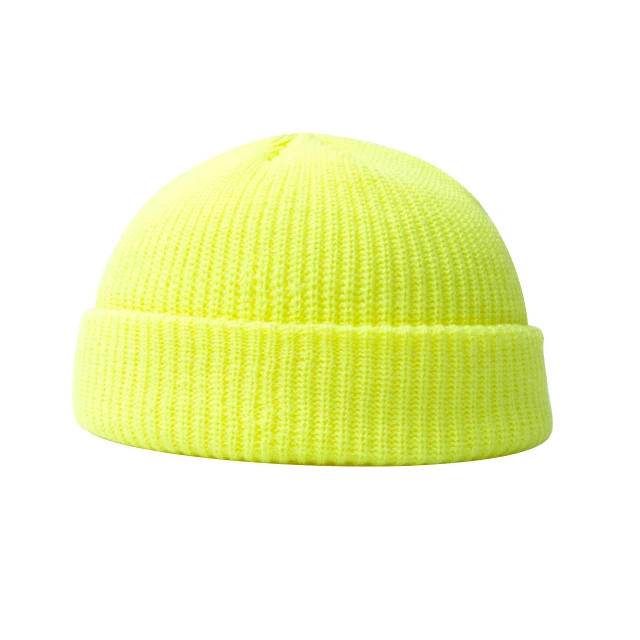 light yellow Шапки мужские шапка мужская зимняя Шапки без полей, шапка в стиле хип-хоп, шапка с черепом, уличная вязаная шапка для женщин и мужчин, акрил, унисекс, повседневная однотонная шапка с тыквой, переносная шапка с дыней - Цвет: light yellow