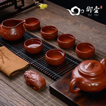 

manual of a complete set of equipment the teapot undressed ore dahongpao ruyi archaize great kung fu tea set