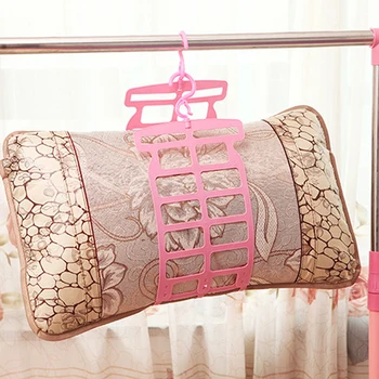 

Multifunctional Pillow Rack Drying Net Home Toy Drying Rack Clip Double Hook Fixed Pillow Clothing Drying Clip